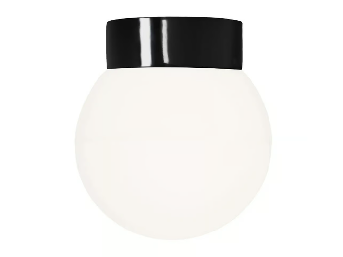 CLASSIC GLOBE - Matt opal glass and porcelain LED wall lamp / ceiling lamp _ Ifö Electric